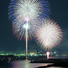 夜空に咲く大輪の花火