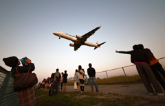 あ、飛行機