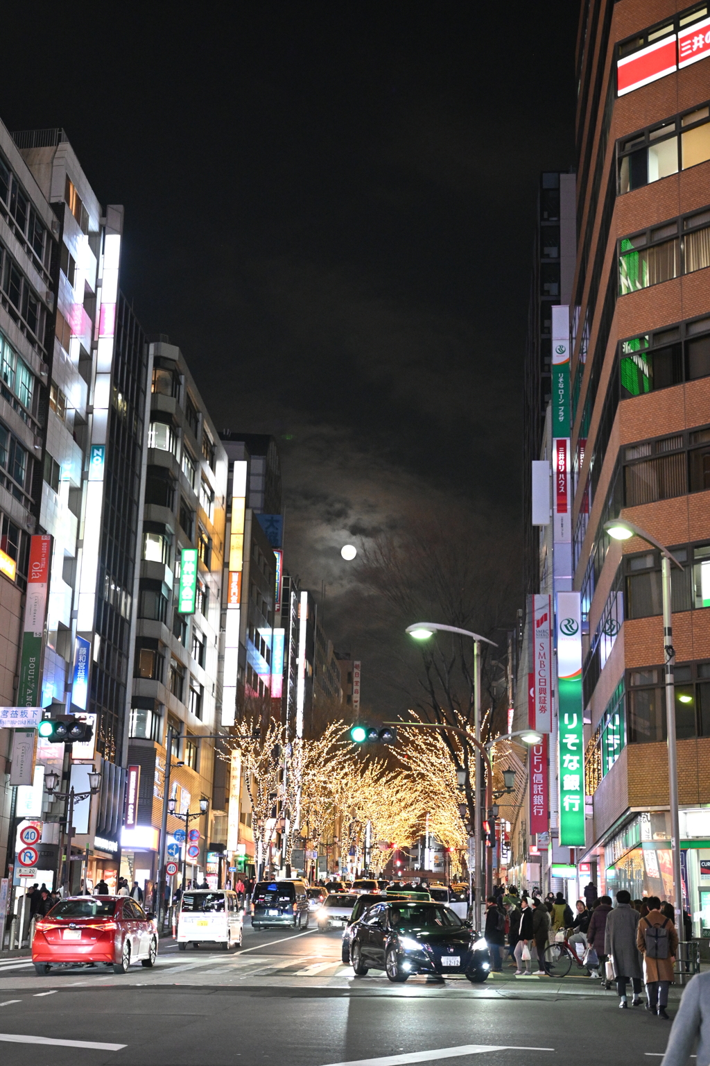 2020年最初の満月（ウルフムーン）