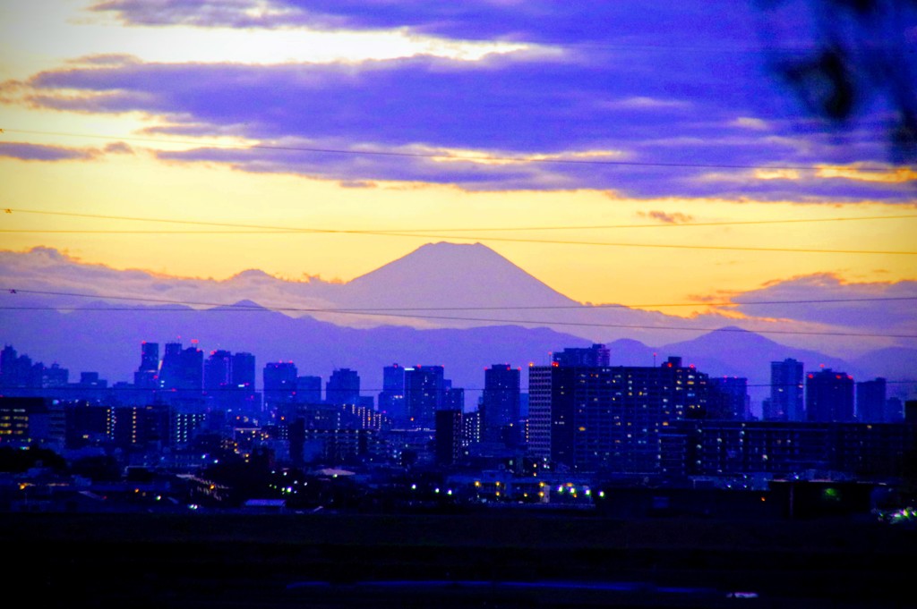 2018年最後の富士山