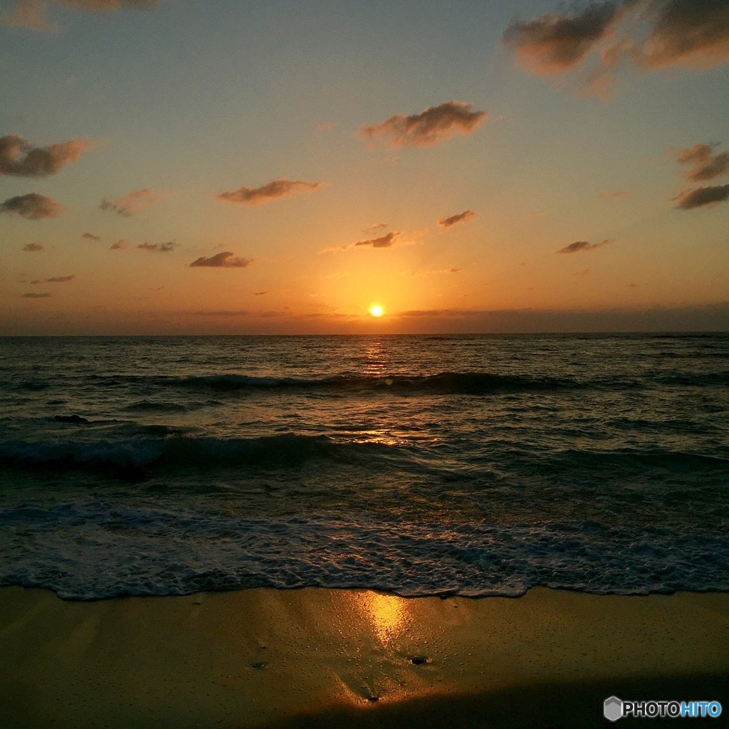 沖縄の夕日