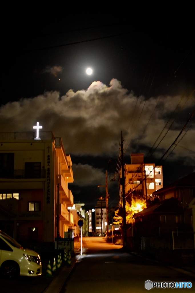 満月の夜