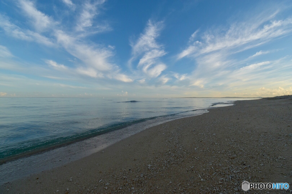 9月6日（木）6時40分の浦添西洲海岸