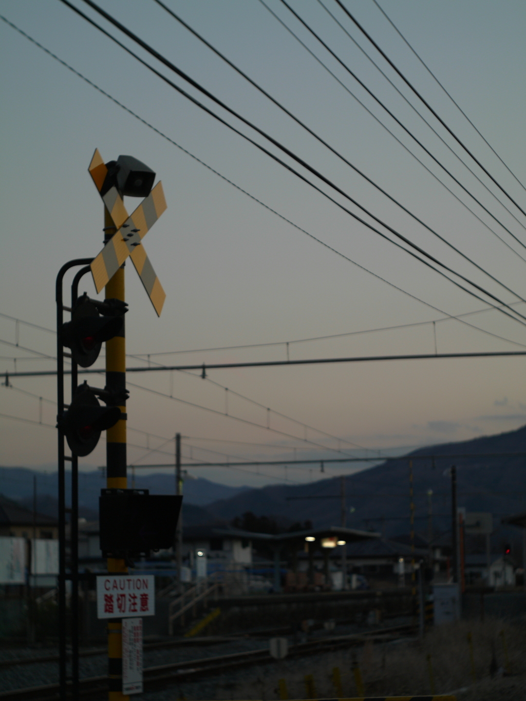 冬の夕暮れ