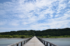蓬莱橋(橋中程より)