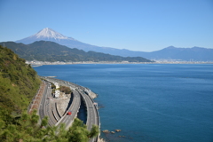 さった峠より臨む富士