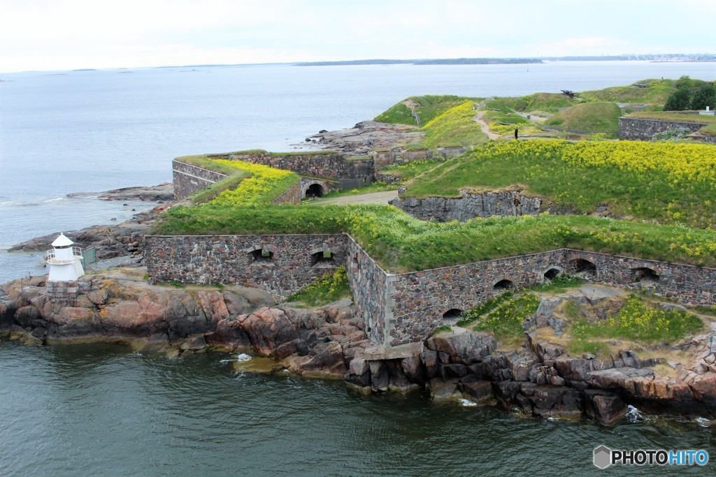 要塞の島　（ヘルシンキ港　入口）