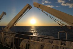 バルト海の夕焼け