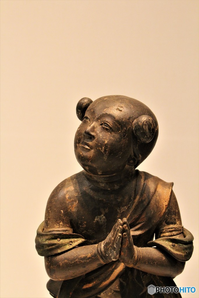 御付きの人の笑顔　（東京国立博物館にて　３）