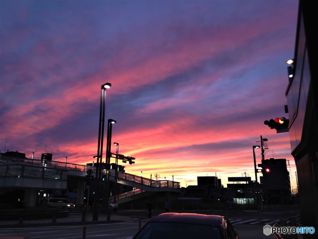 心騒ぐ夕焼け