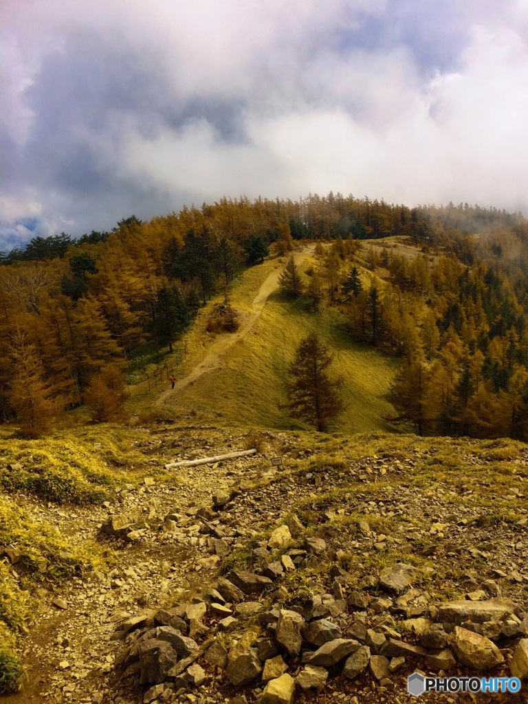 雲を取る山