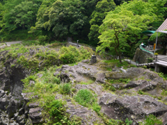 高千穂峡＠2013 ② 神橋から見下ろす