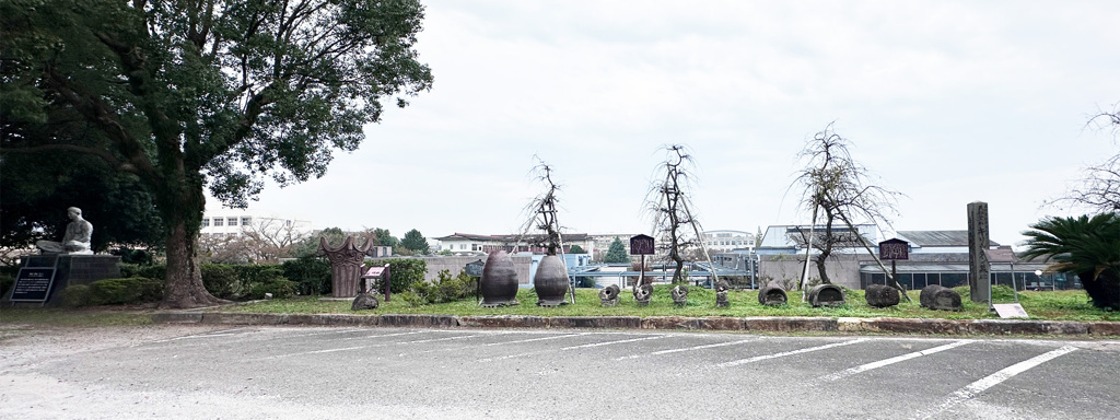 島原城 wide (3) キリシタン墓碑