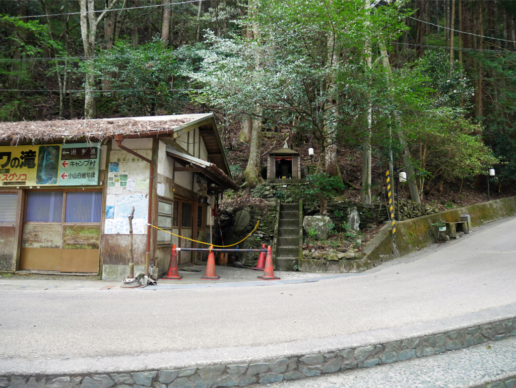 祖谷のかずら橋出口から写す