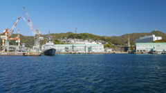 軍艦島クルーズ (4) 三菱長崎造船所第三船渠