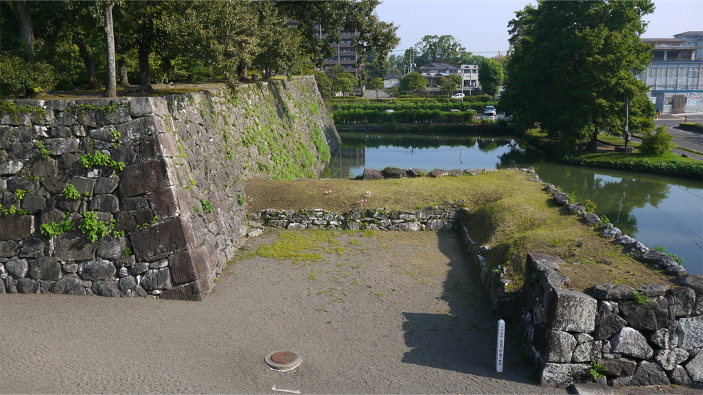 八代城跡＠2017 (5) 高麗門跡・欄干橋跡