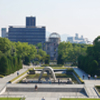 平和記念資料館から見た平和公園 wide (2)