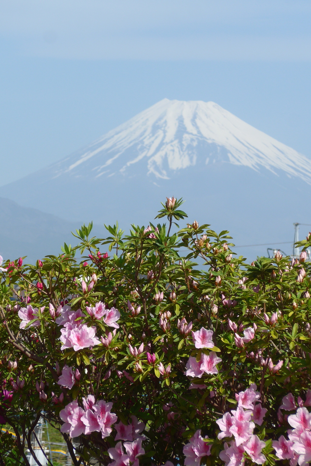 4月20日 今朝の富士山
