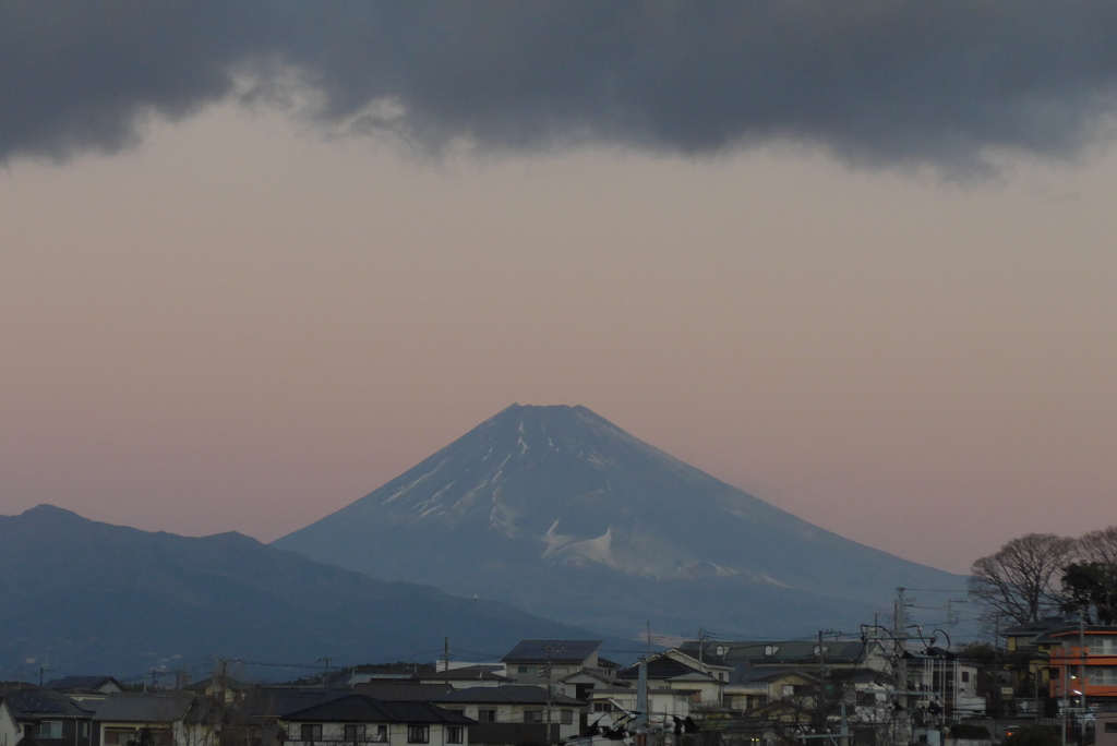 P1250796　1月19日 今朝の富士山