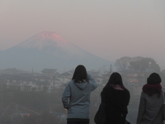 2018年　元旦の富士山
