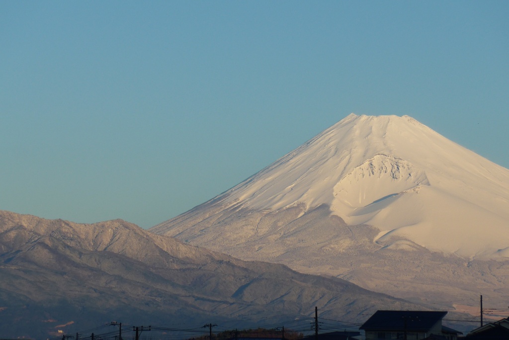 P1190774　1月19日 今朝の富士山
