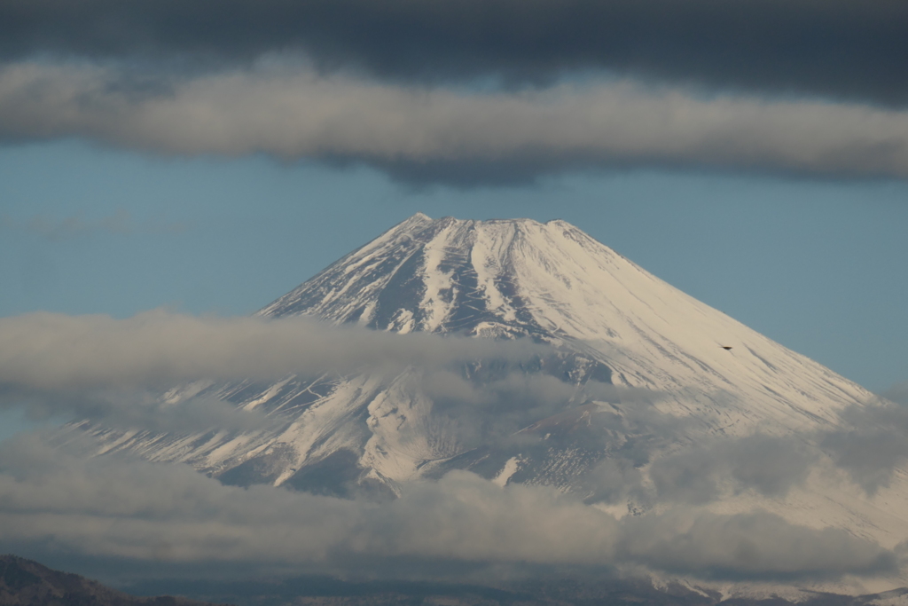 P1023273　2月7日 今朝の富士山