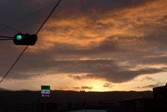 P1190689　朝焼け雲