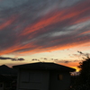 P1035246　ある日の夕焼け雲