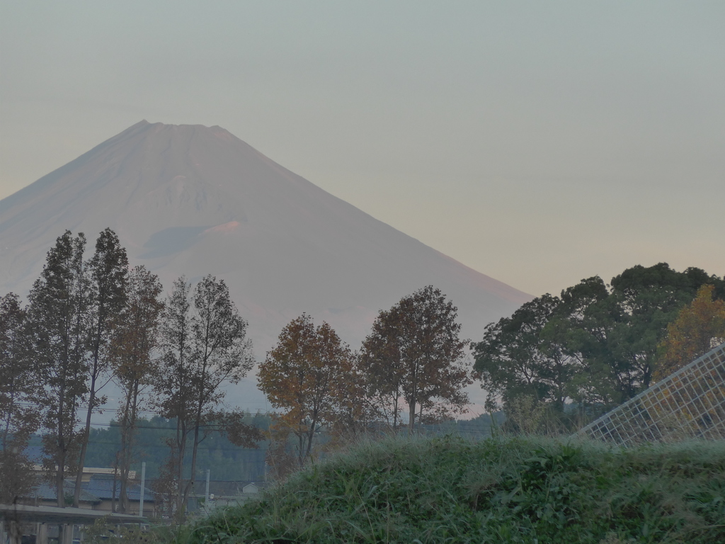 今朝の富士山