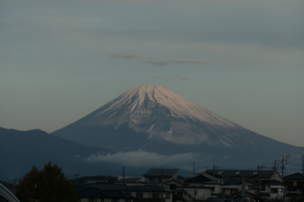 P1034750　12月4日 今朝の富士山
