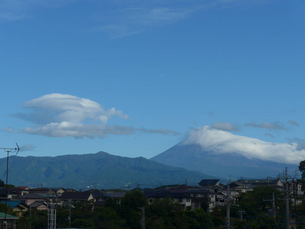 P1100940　8月8日 朝の富士山