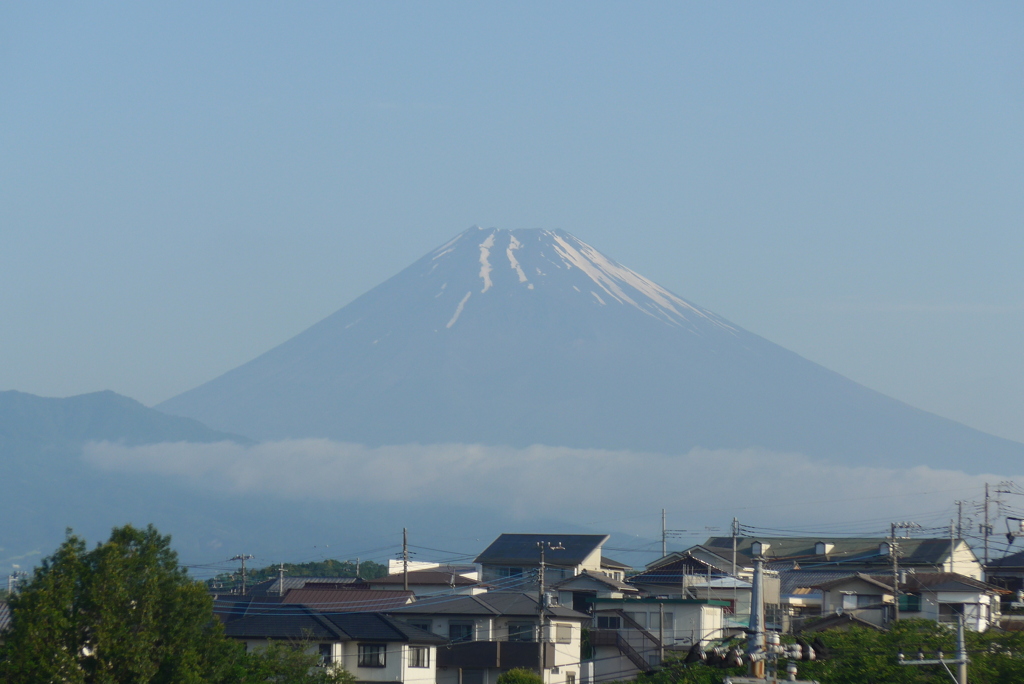 P1300418　6月3日 今朝の富士山