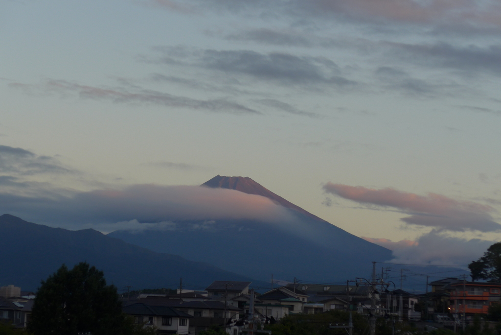 P1360706　9月10日 今朝の富士山