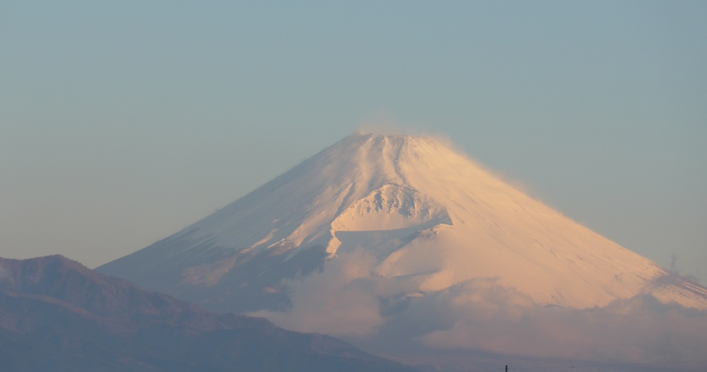 P1140428　4月2日 今朝の富士山