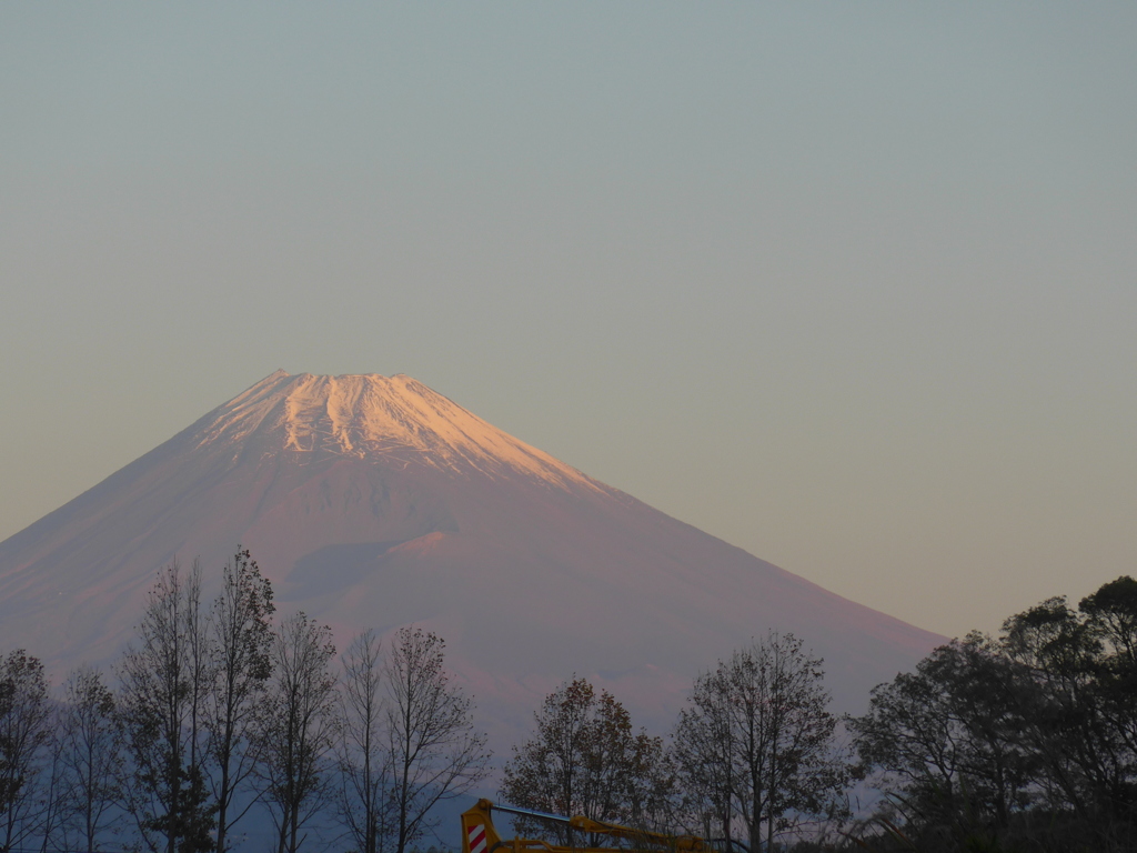 P1120296　11月2日 朝の富士山