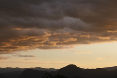P1000220　夕焼雲