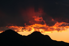 P1023181　ある日の夕焼け