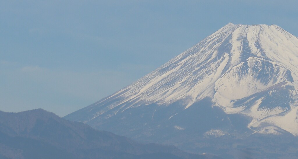 P1290114 (2)　1月17日 今朝の富士山