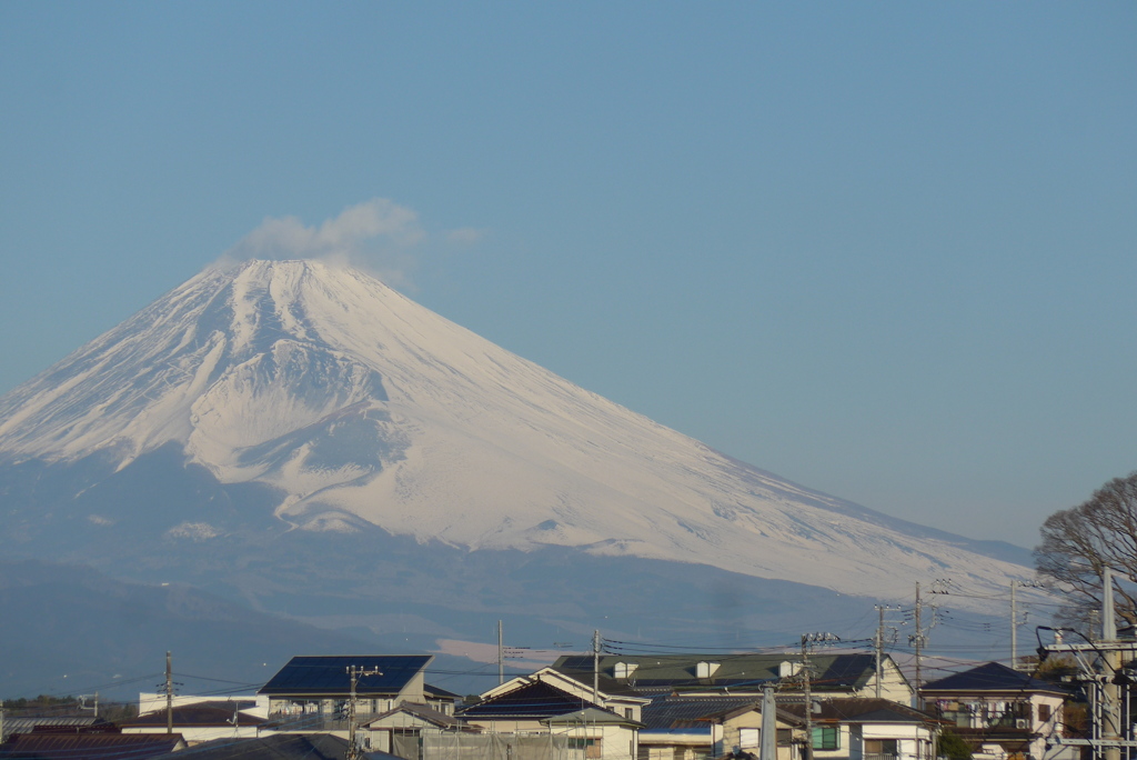 P1290115　1月20日 今朝の富士山