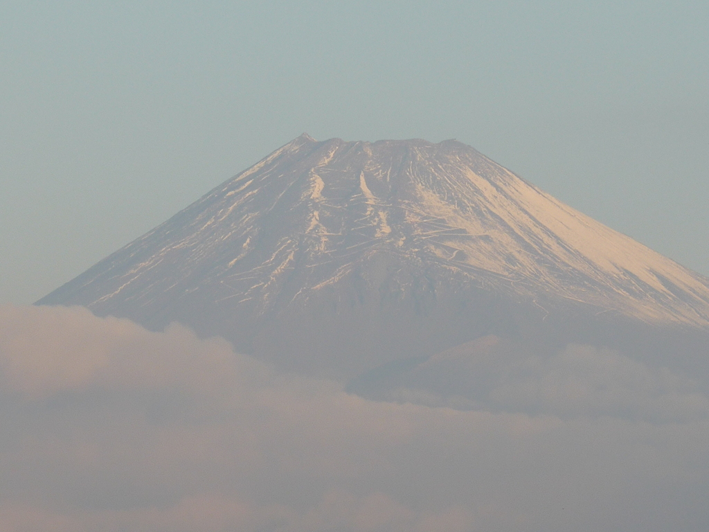 今朝の富士山
