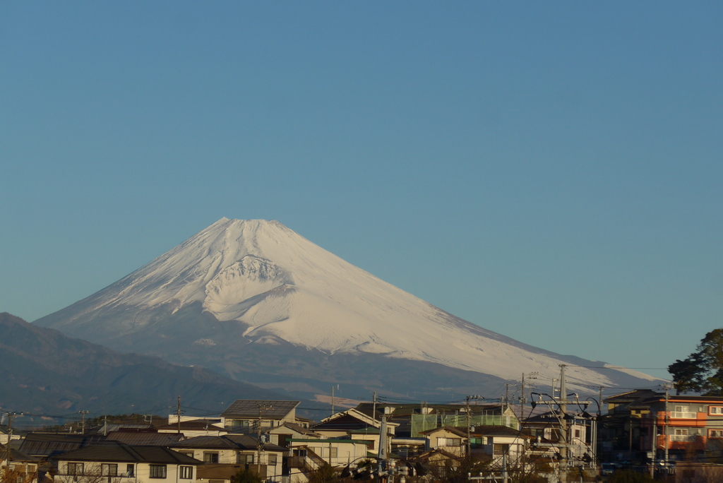 P1390441　今朝の富士山