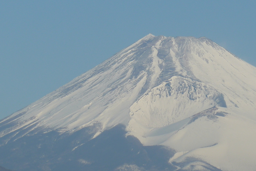P1250883　2月5日 今朝の富士山