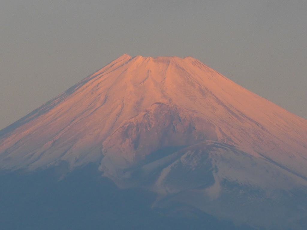 12月11日　朝の富士山