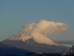 P1130246　1月5日 今朝の富士山