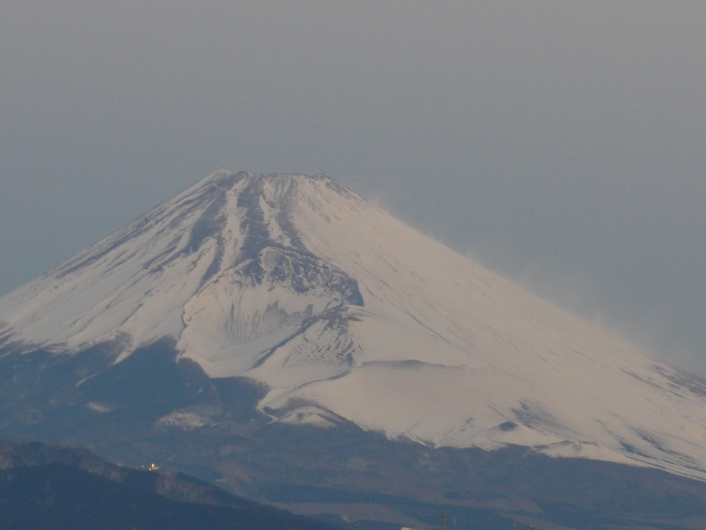 P1070156　１月25日 今朝の富士山