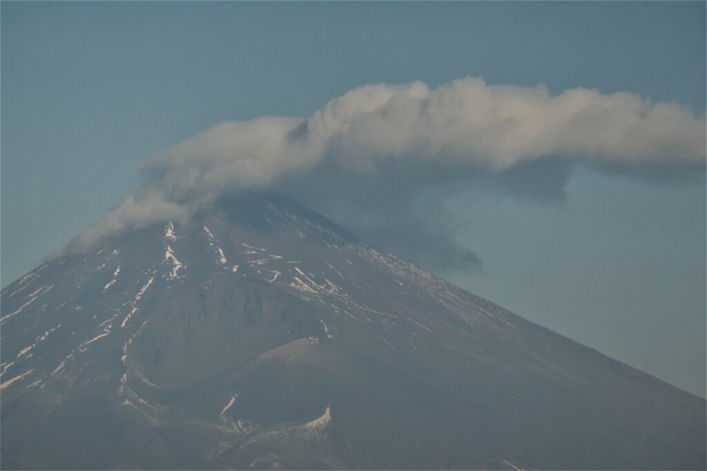 P1000632 (2)　1月22日 今朝の富士山