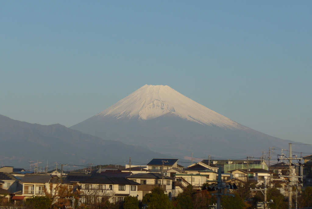 P1390389　12月30日 今朝の富士山