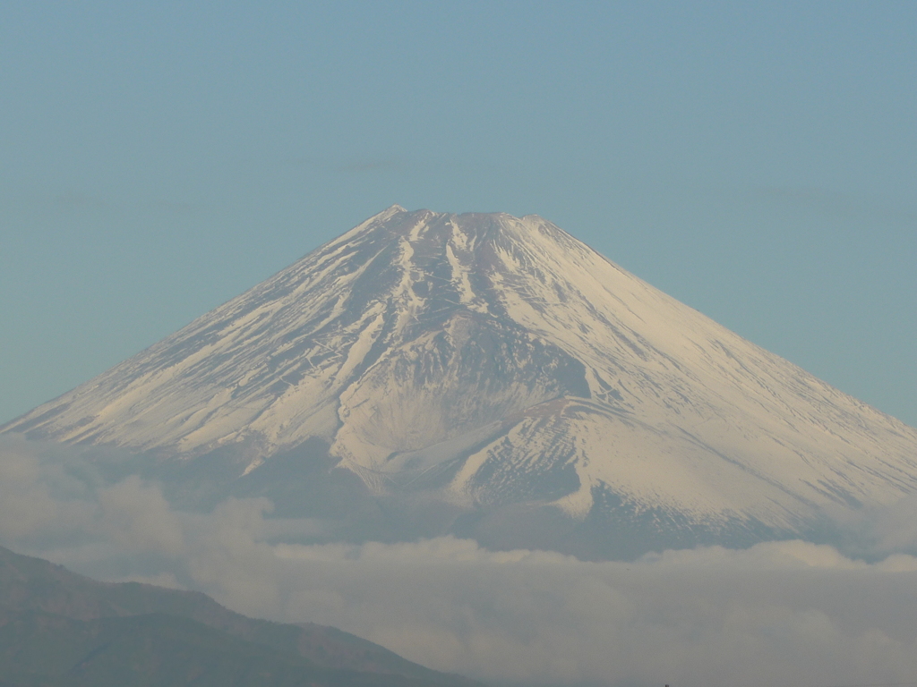 12月１日　朝の富士山
