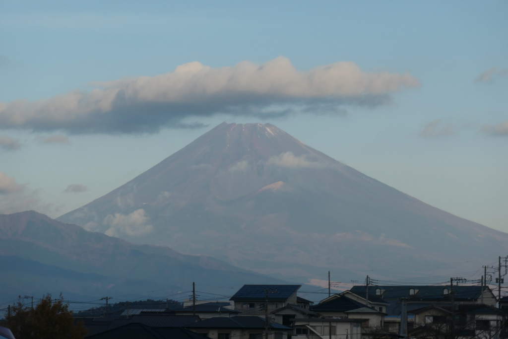 P1000252　12月10日 今朝の富士山