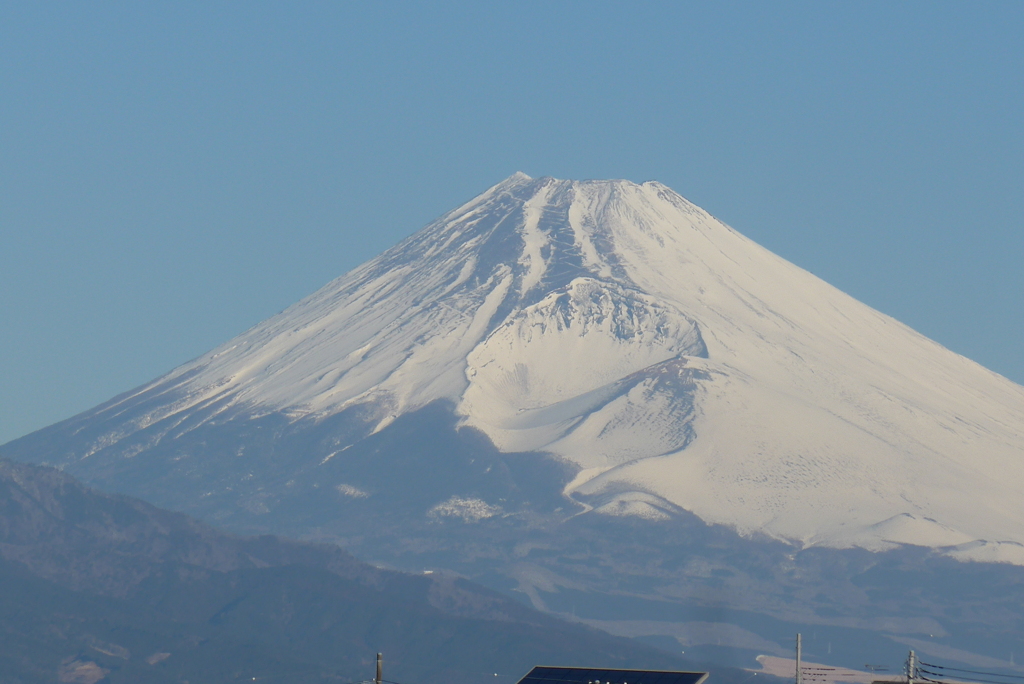 P1290337　2月25日 今朝の富士山